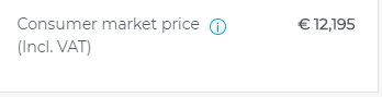 Zrzut ekranu cena rynkowa